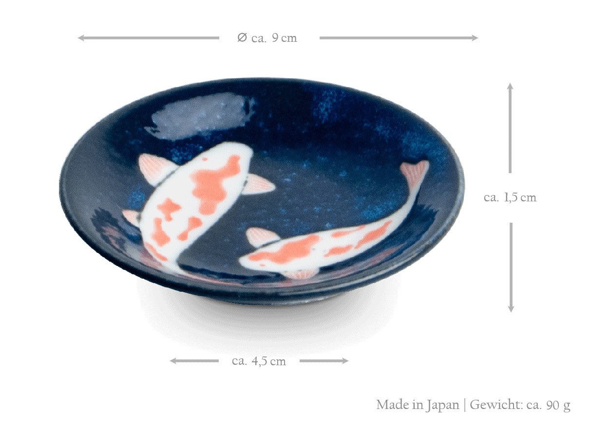 WestCraft Suppenschale Koi-Bowls ASIATICA, Ramen Bowl Schalen aus Porzellan, versch. Größen, Porzellan, Hochwertig, asiatische Reis-, Nudel-, Tapas-, Udon-, Müsli-Schüssel