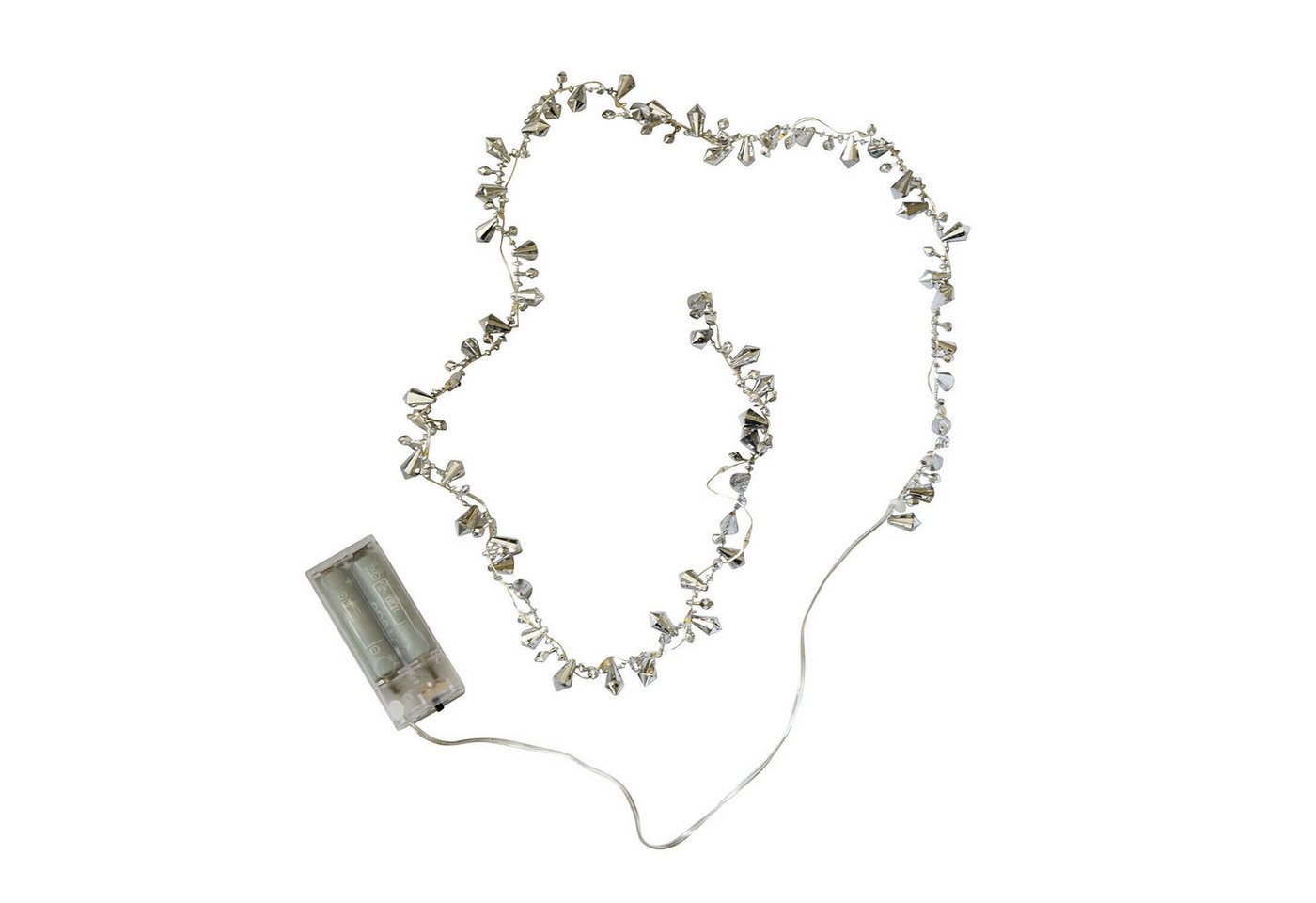 Mirabeau LED-Lichterkette Lichterkette Bryesa silber