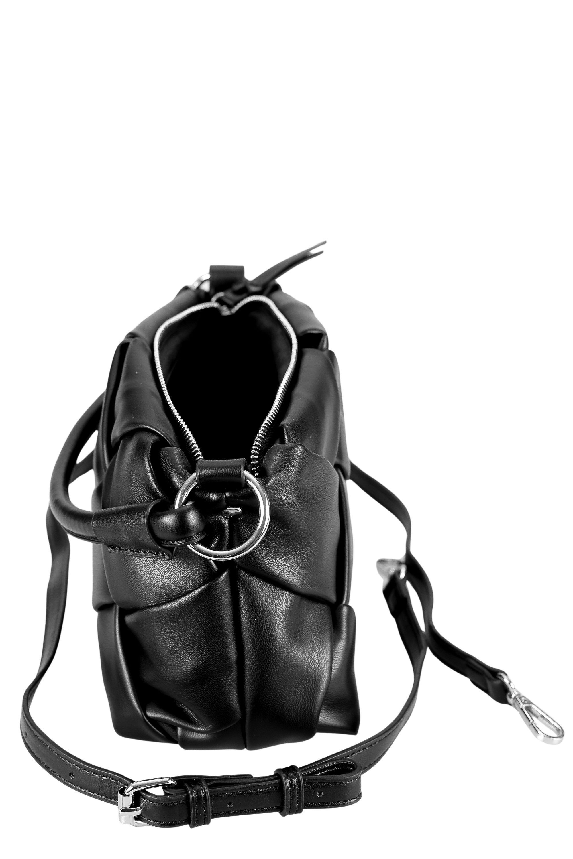 COLLEZIONE ALESSANDRO Schultertasche Giorgia, Elegante Flechttasche mit Trageriemen