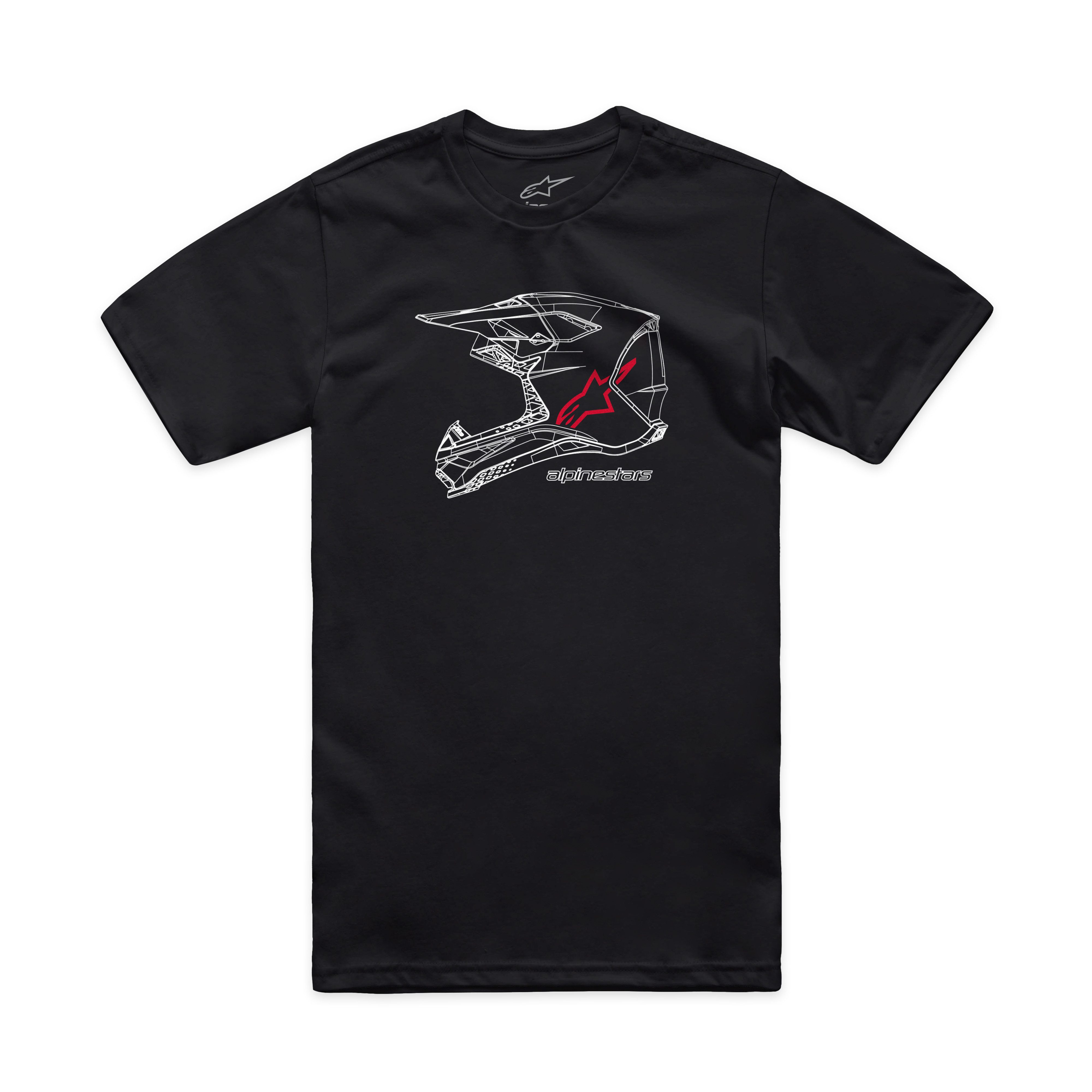 Alpinestars T-Shirt "MX Helmet" Schwarz günstig online kaufen