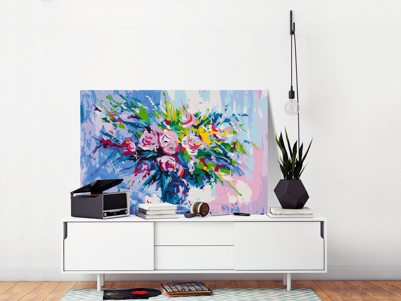 Thumbnail - Artgeist Malen nach Zahlen Colorful Bouquet