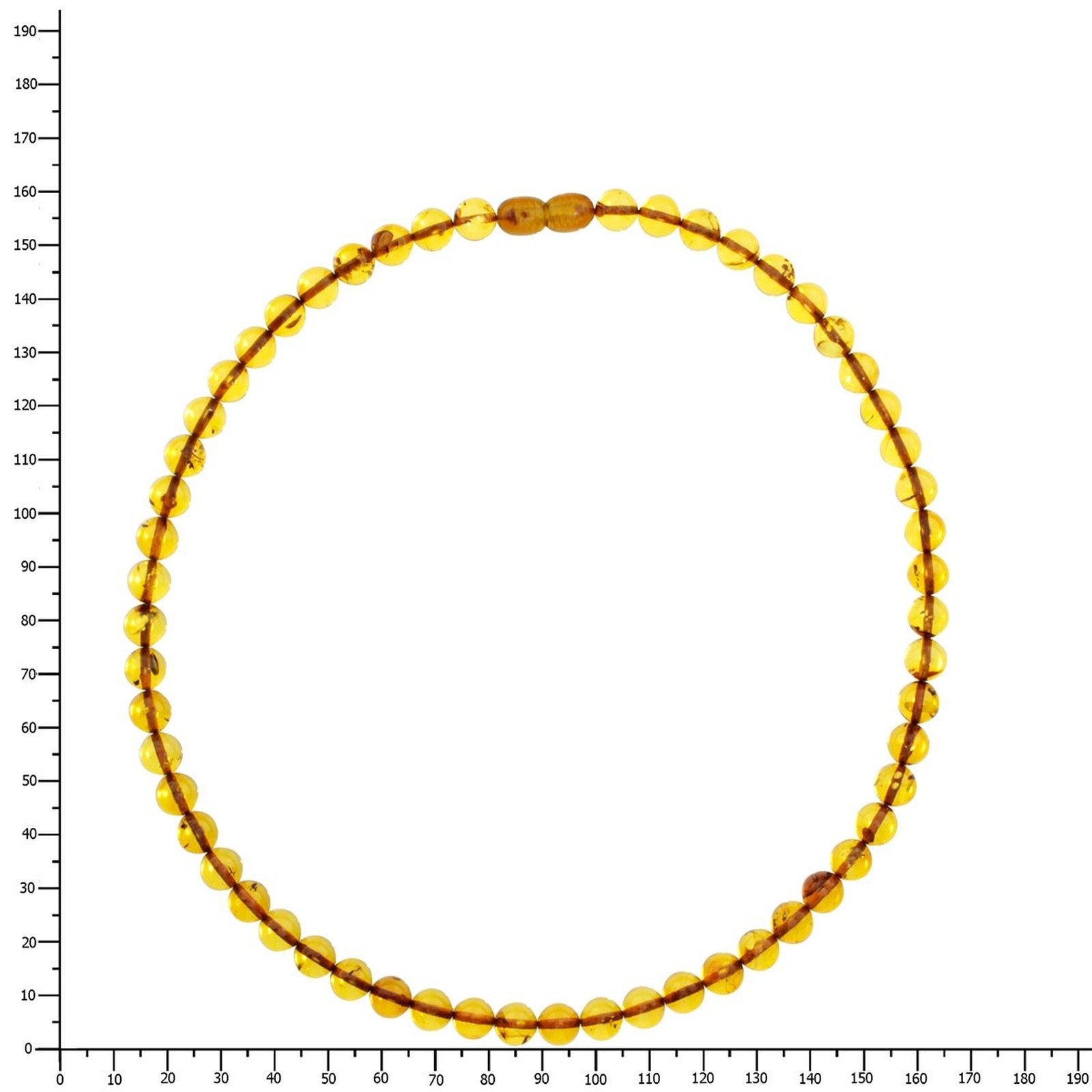 OSTSEE-SCHMUCK Gliederkette Ostsee-Schmuck Kette Kugel 8 mm Kette Kugel 8 mm (1-tlg)