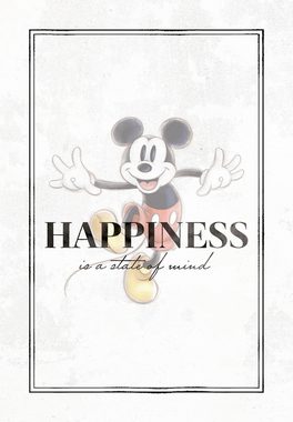 Komar Leinwandbild Keilrahmenbild - Mickey Be Kind - Größe 40 x 60 cm, Disney (1 St)
