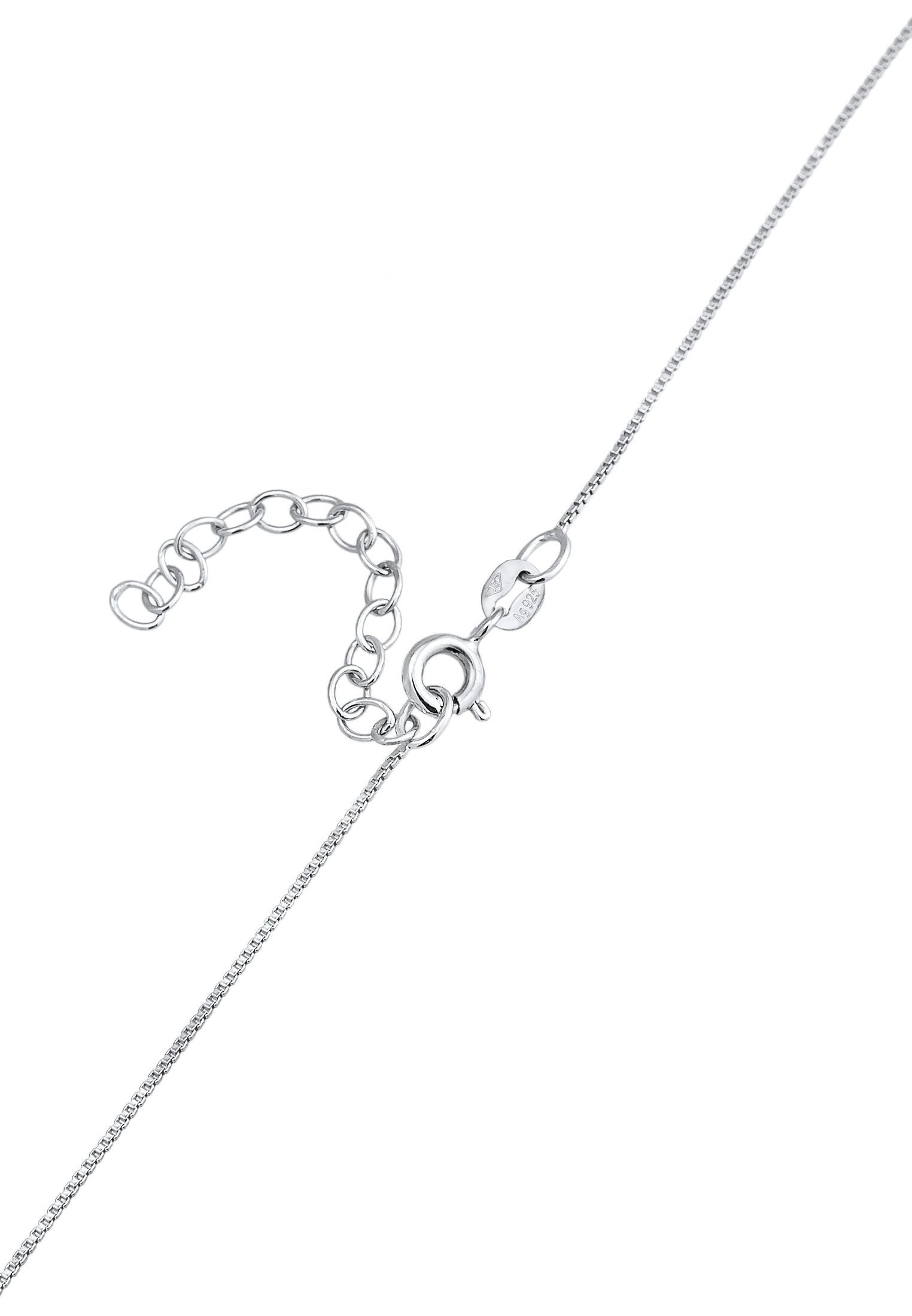 Elli Choker Panzerkette Plättchen 925er Silber