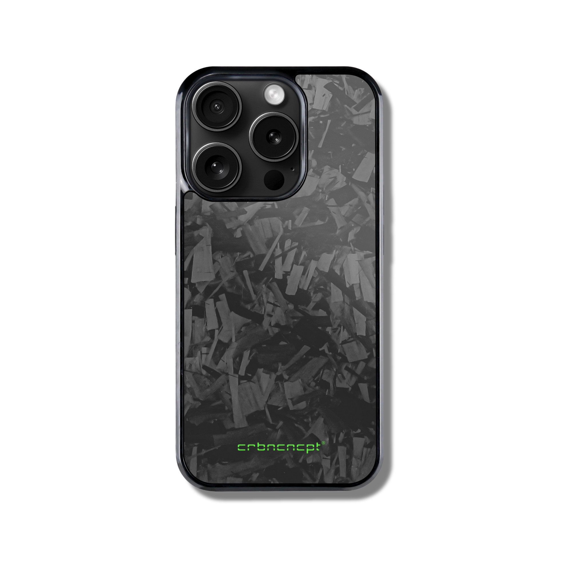 CRBNCNCPT Handyhülle Forged Carbon iPhone 14 15 16 Hülle Case Cover Schwarz Herren Pro Max, MagSafe, Magnetisch, Superleicht, Ultrarobust