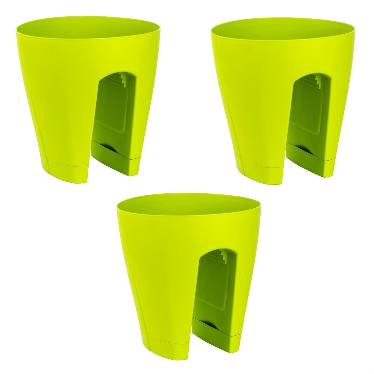 Engelland Blumentopf Geländertopf mit Wasserauffangschalen (Vorteils-Set, günstig online kaufen