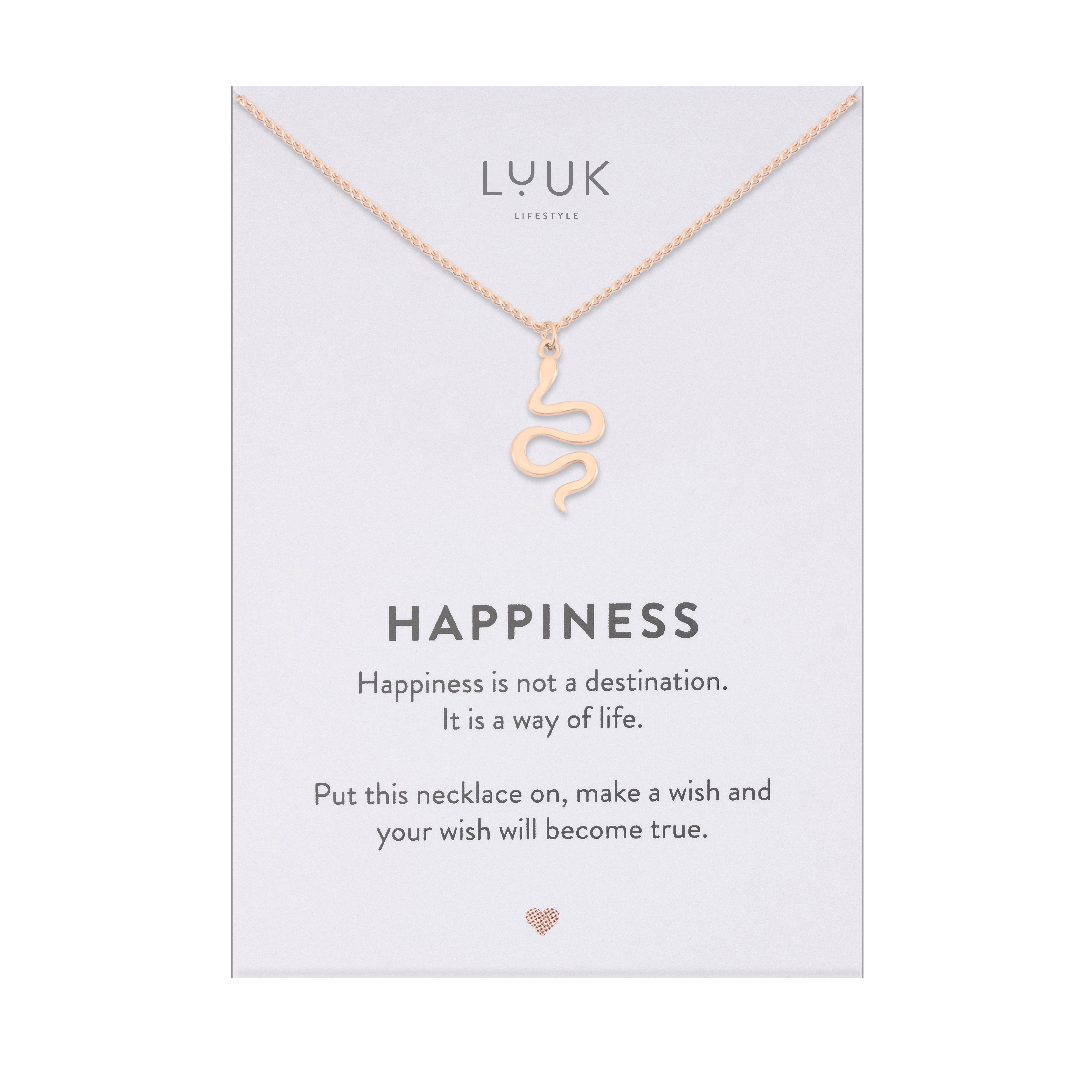 LUUK LIFESTYLE Kette mit Anhänger Schlange, günstig online kaufen