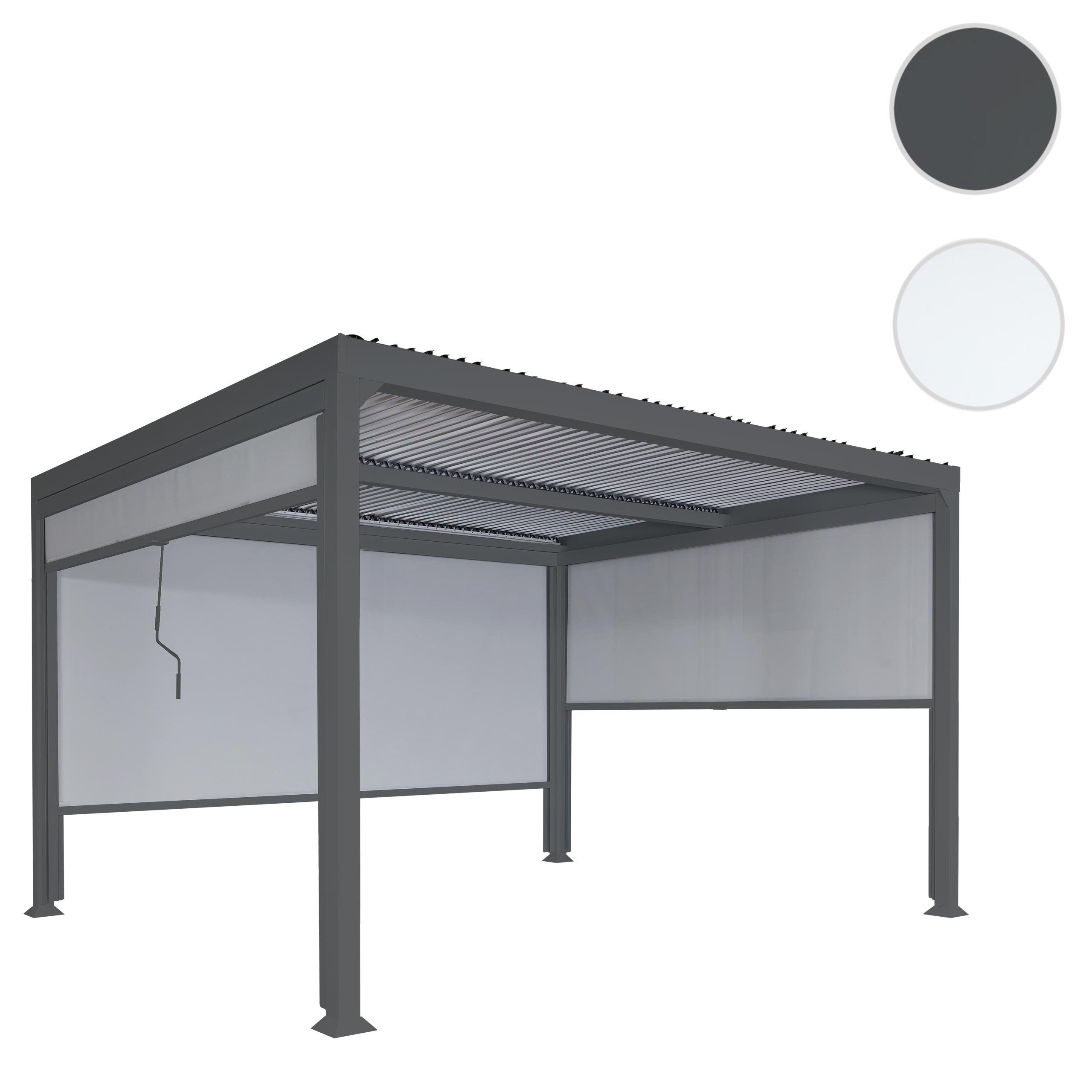 MCW Pergola MCW-L41-S3, BxTxH: 368x306x224 cm, (4-tlg), Ink. Füße für eine stabile Standfestigkeit, Gestell mit 8x8cm Pfosten