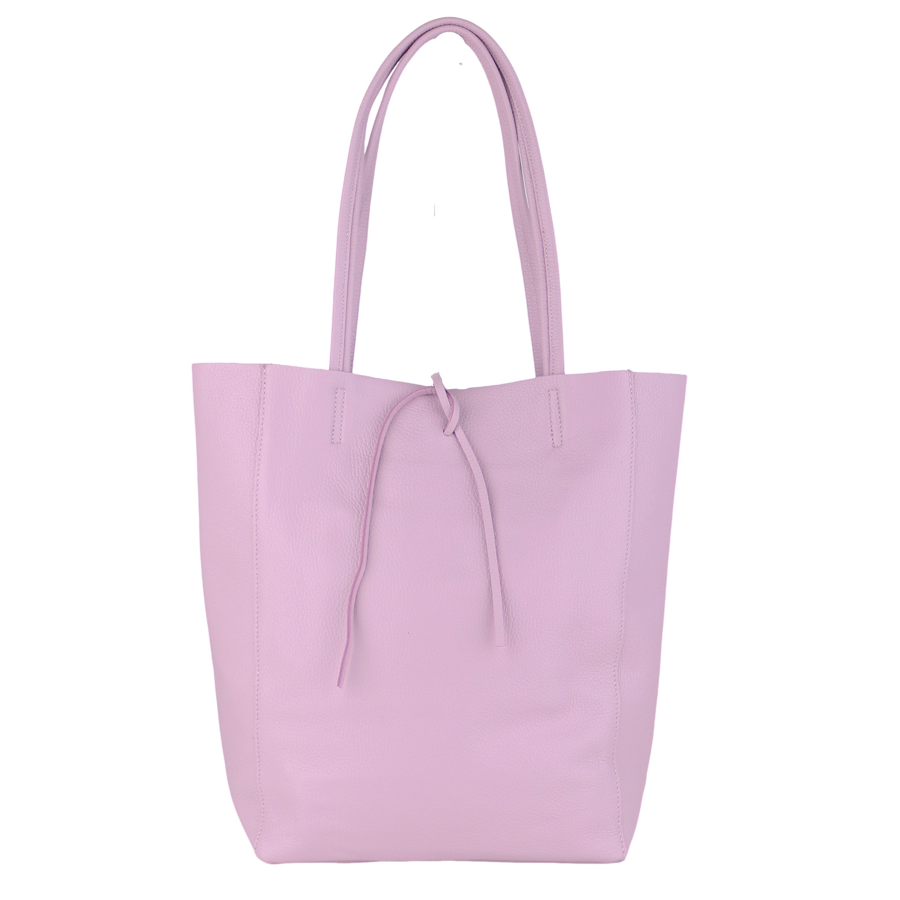 MIRROSI Shopper aus Echtleder / Wildleder, Made in Italy, Henkeltasche Tasche (Einkaufstasche in vielen trendigen Farben), Tragetasche (38x38x16cm) mit Stauraum A4 Ordner