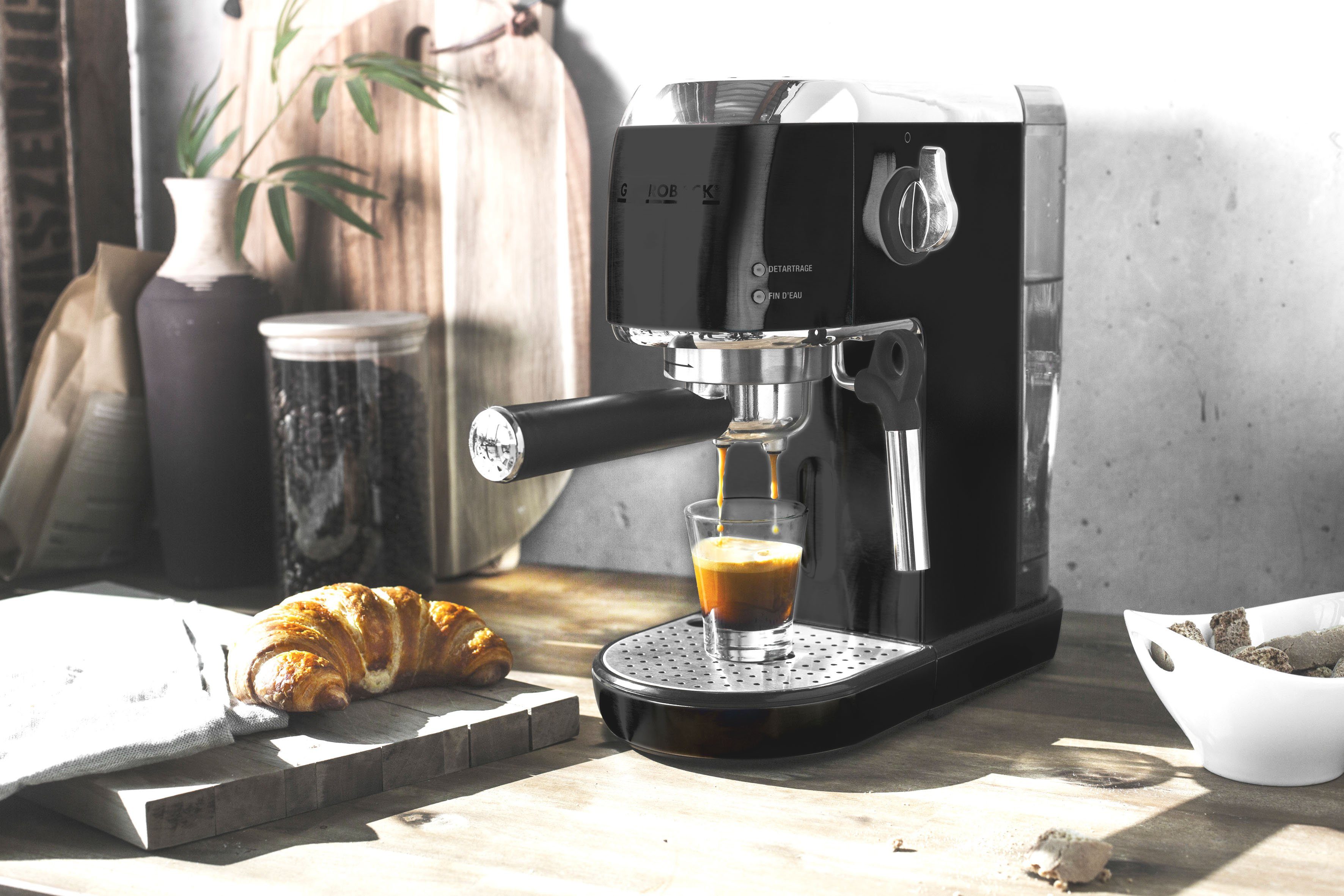 Gastroback Espressomaschine Design 42718 schwarz Espresso Piccolo