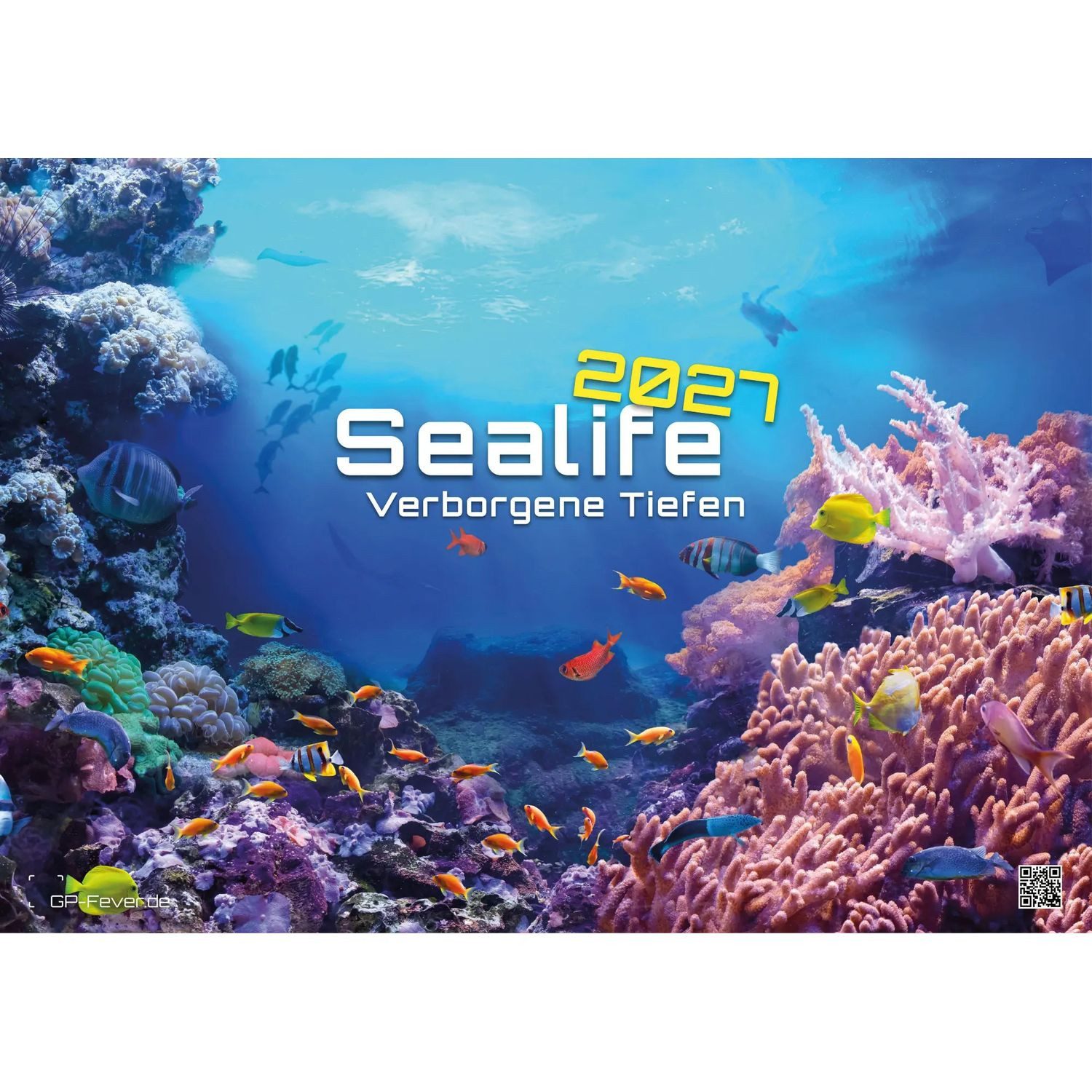 Wandkalender Sealife - verborgene Tiefen - 2027 - Kalender DIN A3