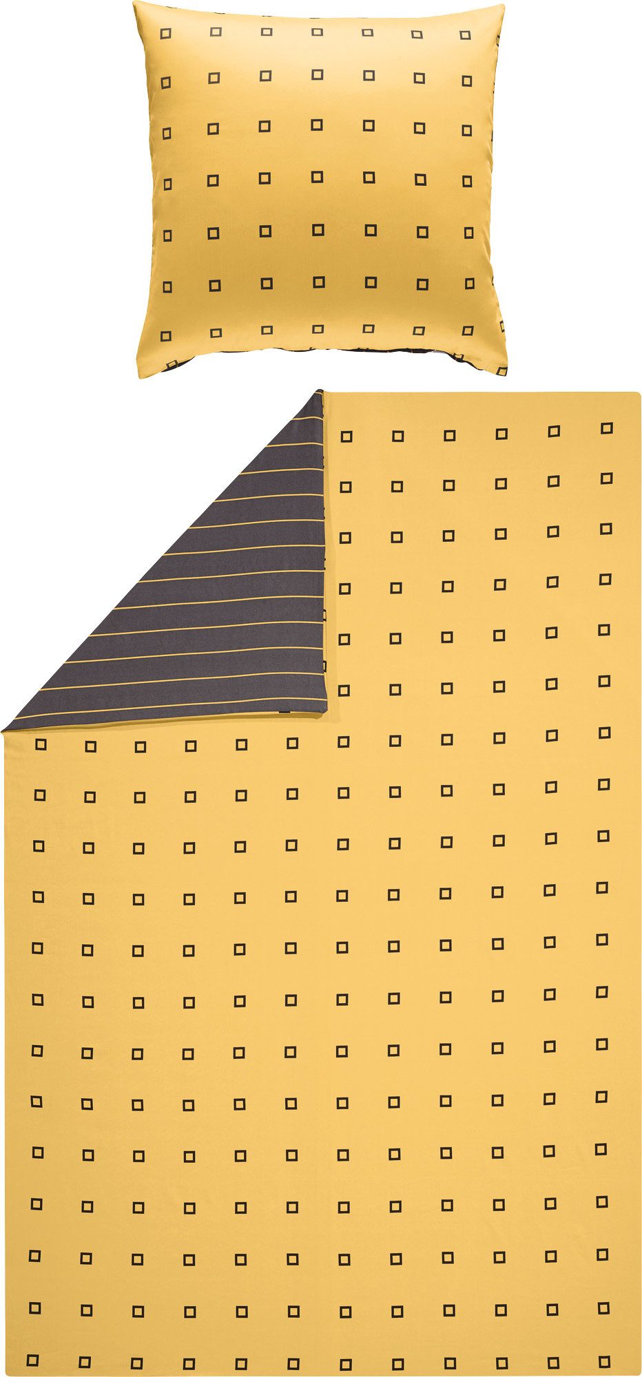 Erwin Müller Bettwäsche Wendebettwäsche, Mako-Satin, Grafik