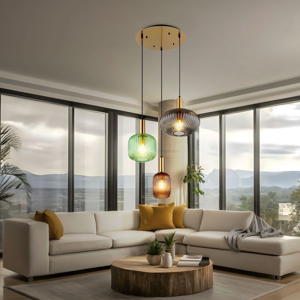 GLOBO LIGHTING Pendelleuchte, Leuchtmittel nicht inklusive, Pendelleuchte R günstig online kaufen