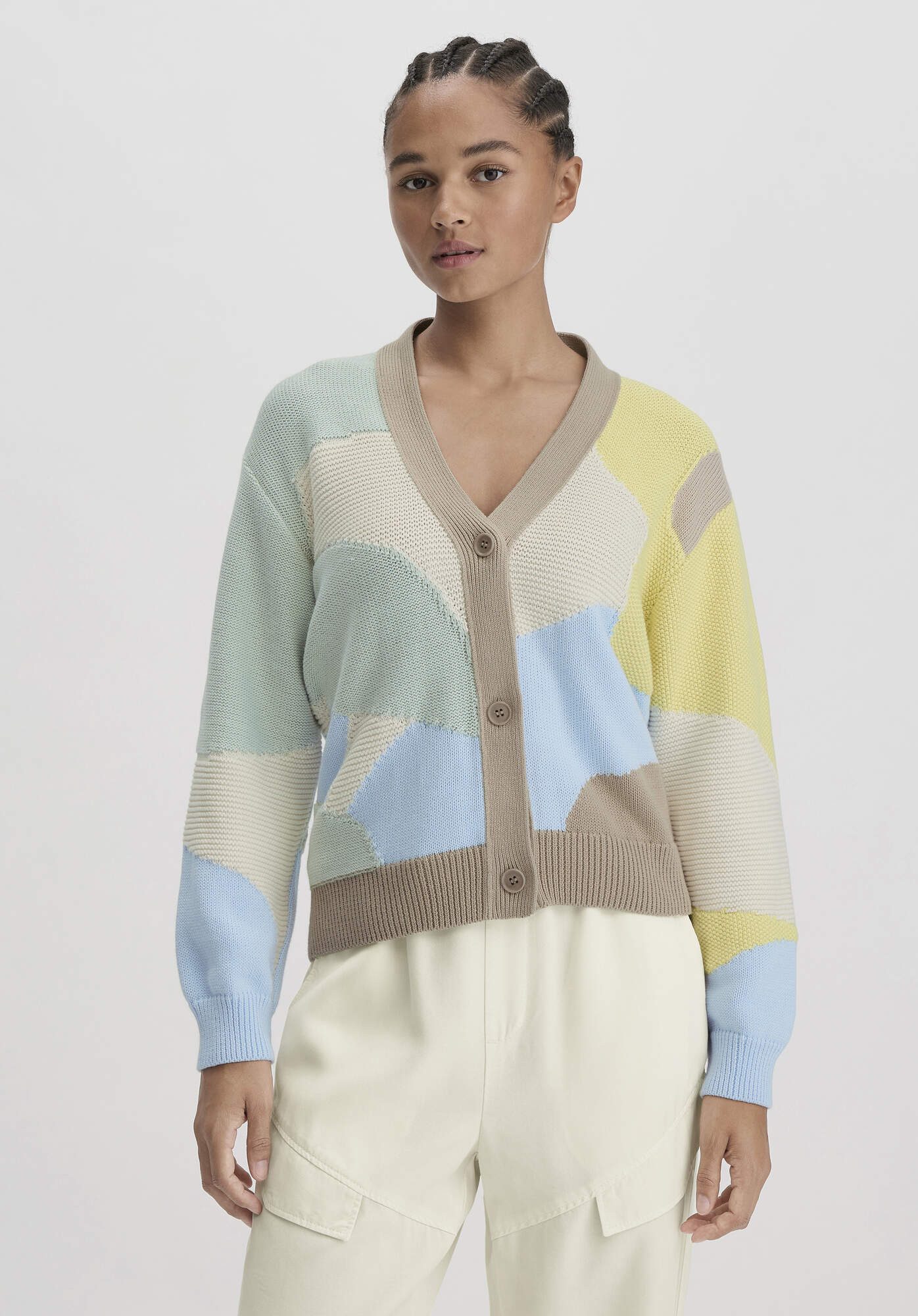 Hessnatur Strickjacke aus reiner Bio-Baumwolle (1-tlg)