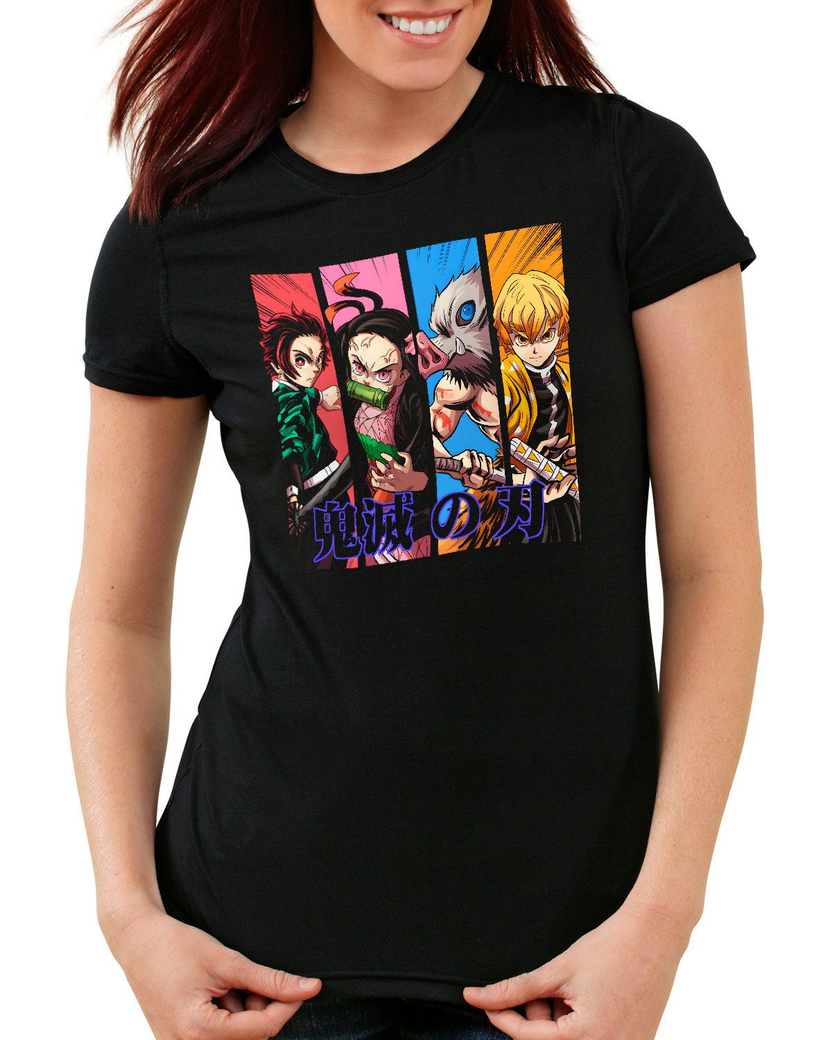 style3 T-Shirt Demon Friends anime japan manga demon slayer