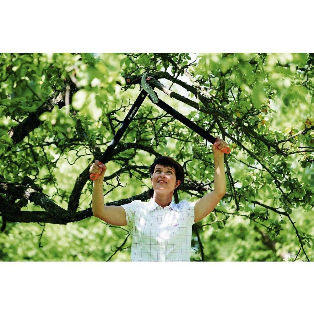 Fiskars Astschere PowerGear II Amboss-Getriebeastschere 70 cm L77 1000583, Antihaftbeschichtet