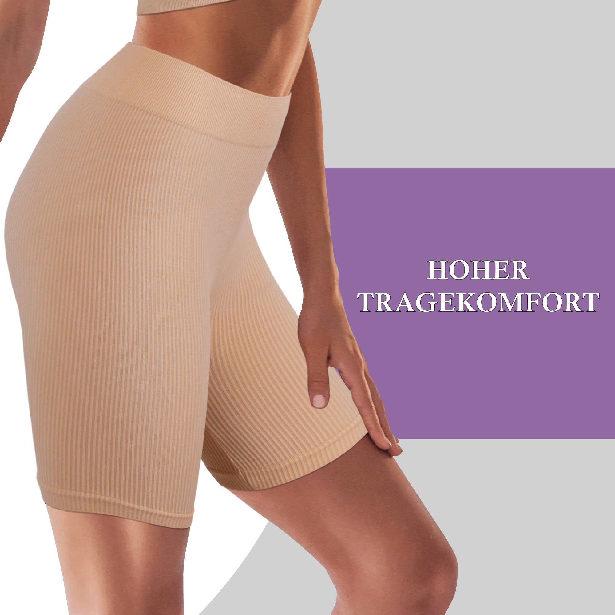 hemmy Fashion Miederhose Miederpants Langbein Figurenformende Shapewear - Taille Body Shape High Waist