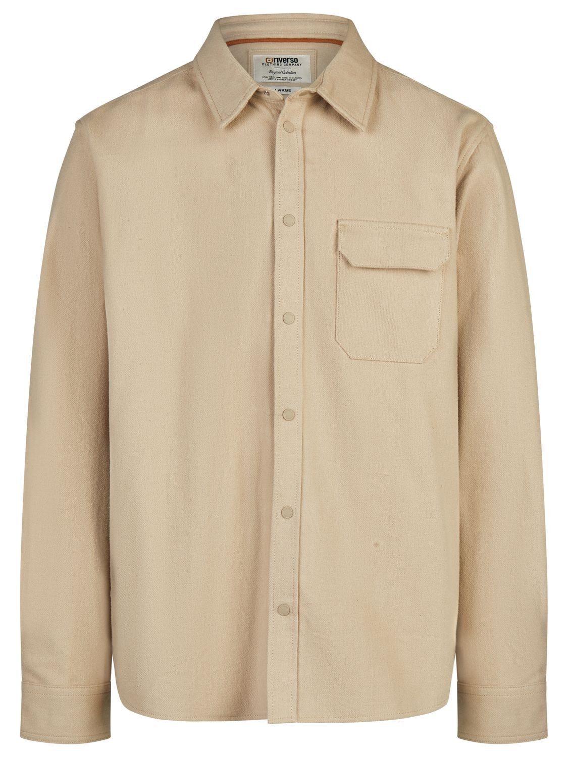 riverso Langarmhemd Herren Overshirt RIVVincent Regular Fit (1-tlg)