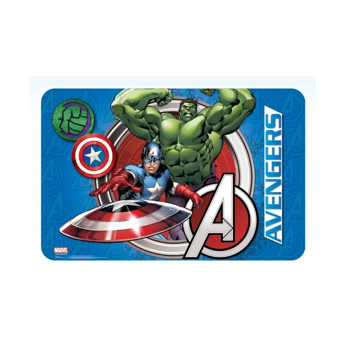 The AVENGERS Kindergeschirr-Set Avengers Tischset 43x28 cm
