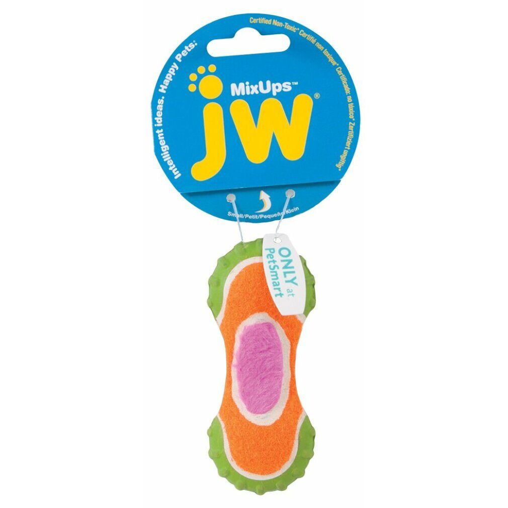 JW Pet Tierball JW Mixups Ribbed Barbell 10 S cm