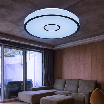 etc-shop LED Deckenleuchte, Smart LED Deckenleuchte kompatibel mit Smart Home und Alexa