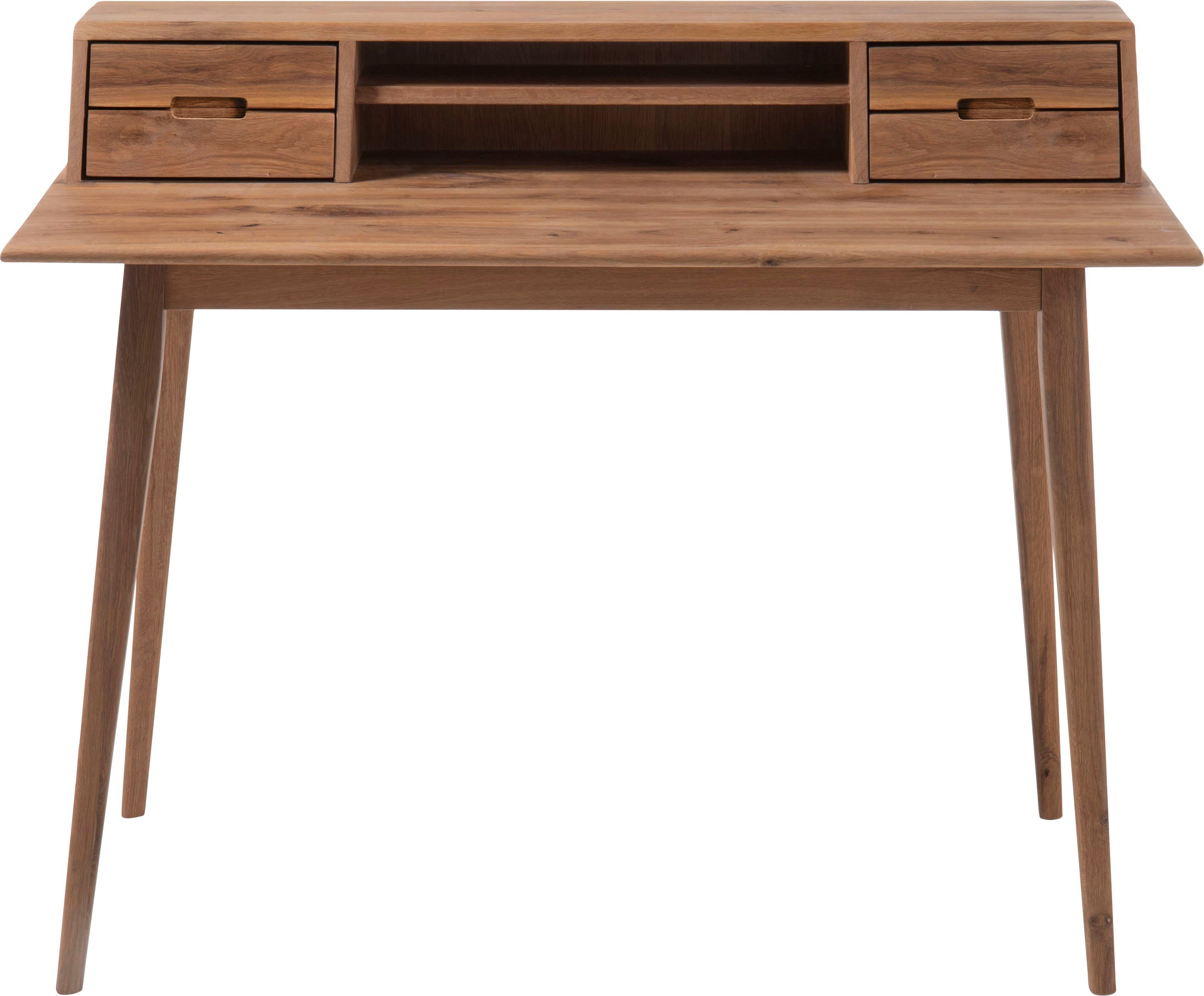 MCA furniture Schreibtisch Melbourne, Massivholz Asteiche günstig online kaufen