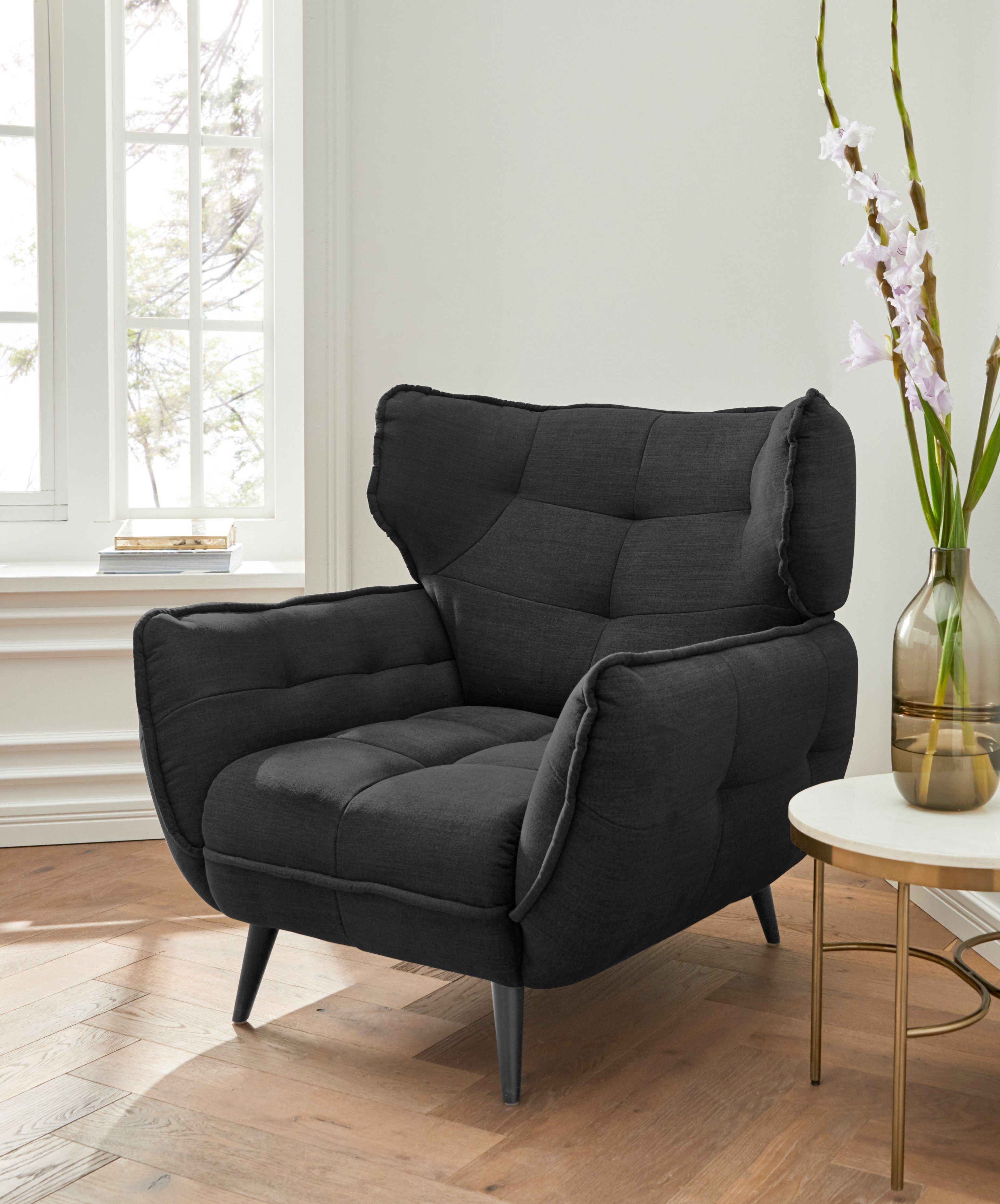 Leonique Sessel Ariana, Stylischer Hochlehner bzw. günstig online kaufen