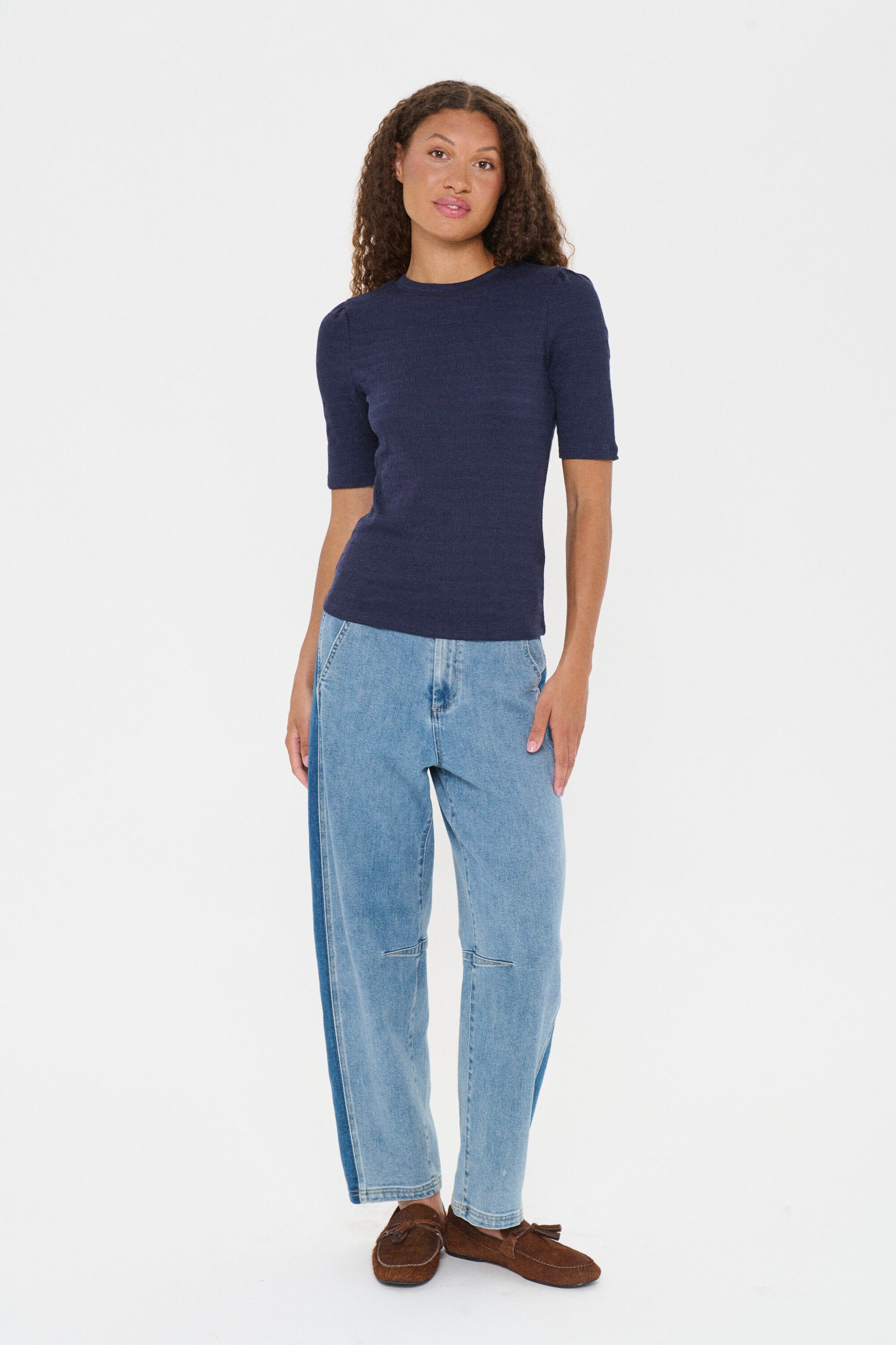 Saint Tropez Kurzarmbluse Kurzarm-Bluse LucianaSZ günstig online kaufen