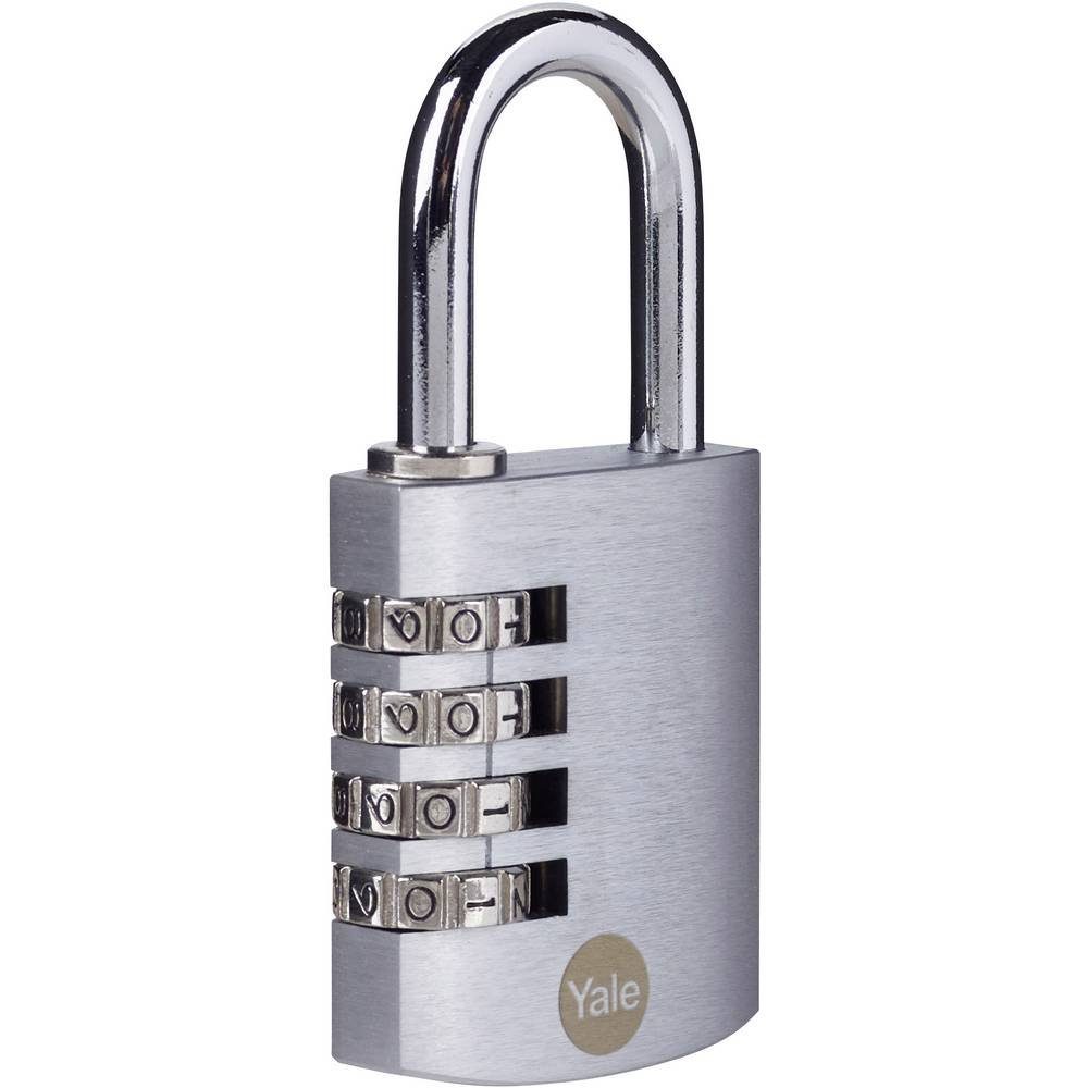Yale Vorhängeschloss Silver Line Zahlenschloss 40 mm Y151B/40/130/1