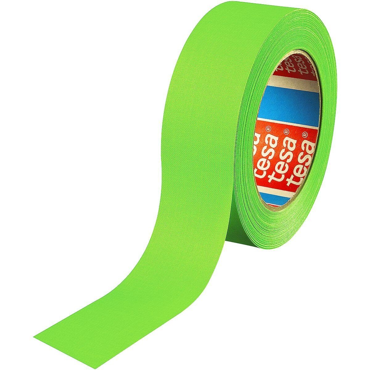 tesa Klebeband Neon 4671 (B/L): 19 mm/ 25 m, Gewebeband grün | Klebefilme