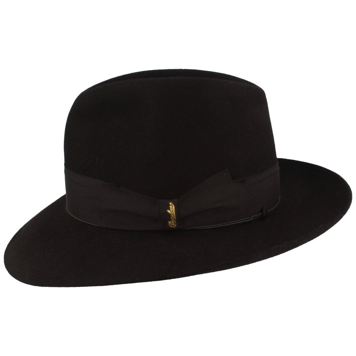 Borsalino Filzhut feiner Haarfilzhut breite Bogartform