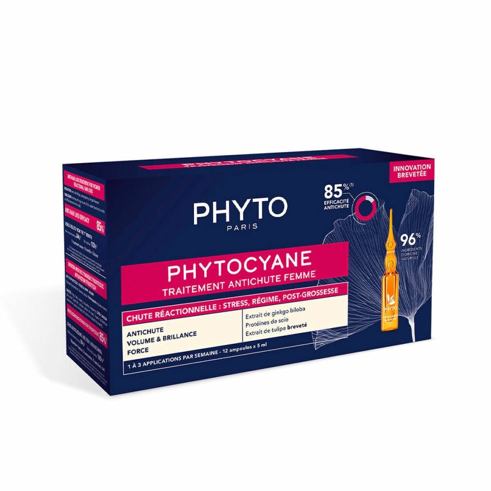12x5ml Haargel Phyto Reaktiver Phyto Haarausfall Phytocyane Paris