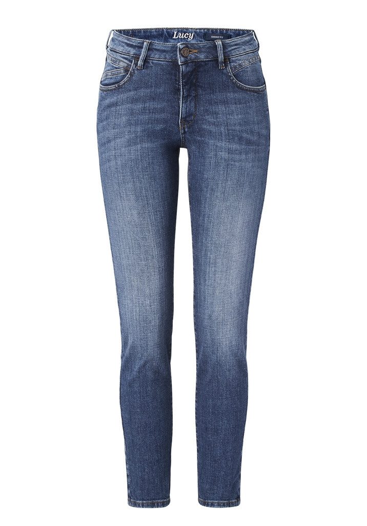 Paddock's Stretch-Jeans PADDOCKS LUCY Saddle Stitch blue dark stone used 60518 6634.4402 -