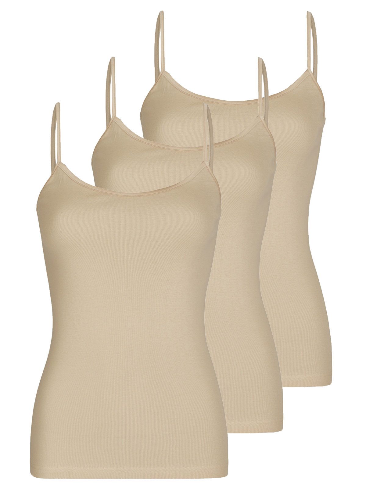 Nina Von C. Achseltop 3er Pack Trägerhemd Motion (Packung, 3-St) -