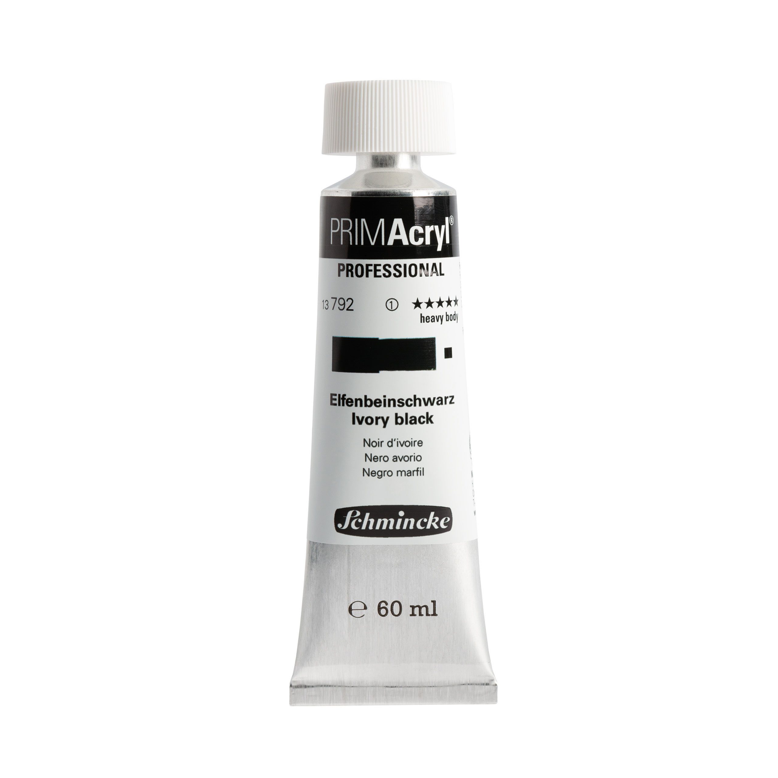 Schmincke Acrylfarbe 60ml PRIMAcryl Elfenbeinschwarz Acryl 13 792 011