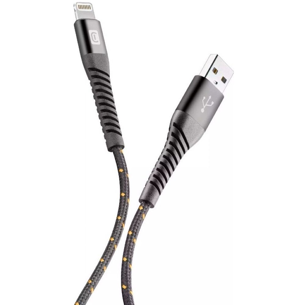 Tetraforce Cable USB-A auf Lightning 1,2 m - Datenkabel - schwarz Lightningkabel