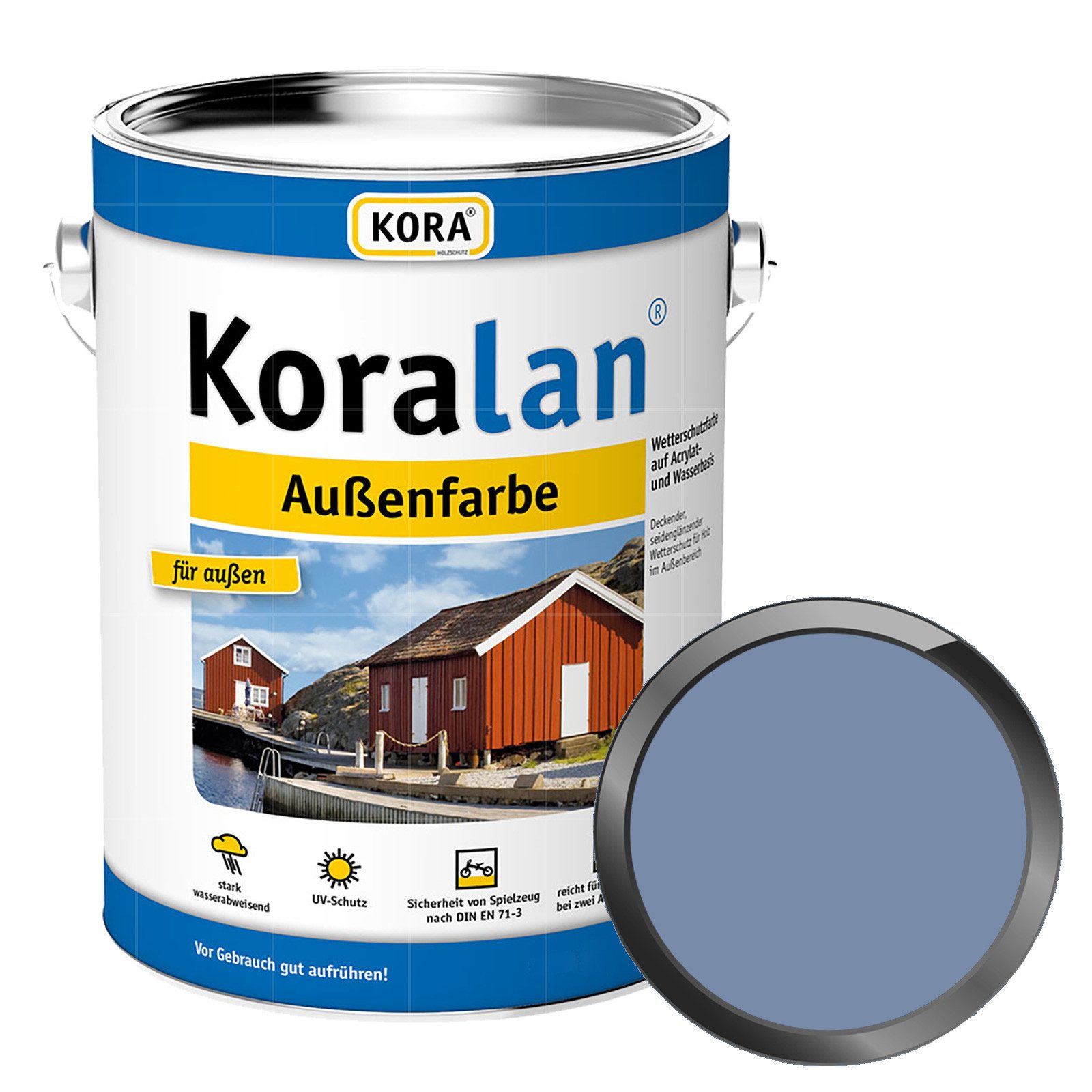 KORA Wetterschutzfarbe Koralan Aussenfarbe - 0.75 Ltr