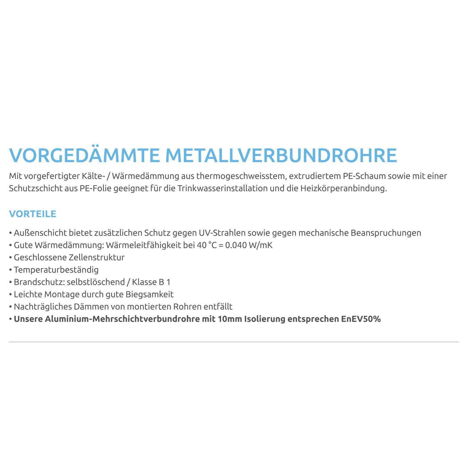 PipeTec Deutschland Alu-Verbundrohr Aluverbundrohr 20x2 / 10 mm rot 50m Mehrschichtverbundrohr