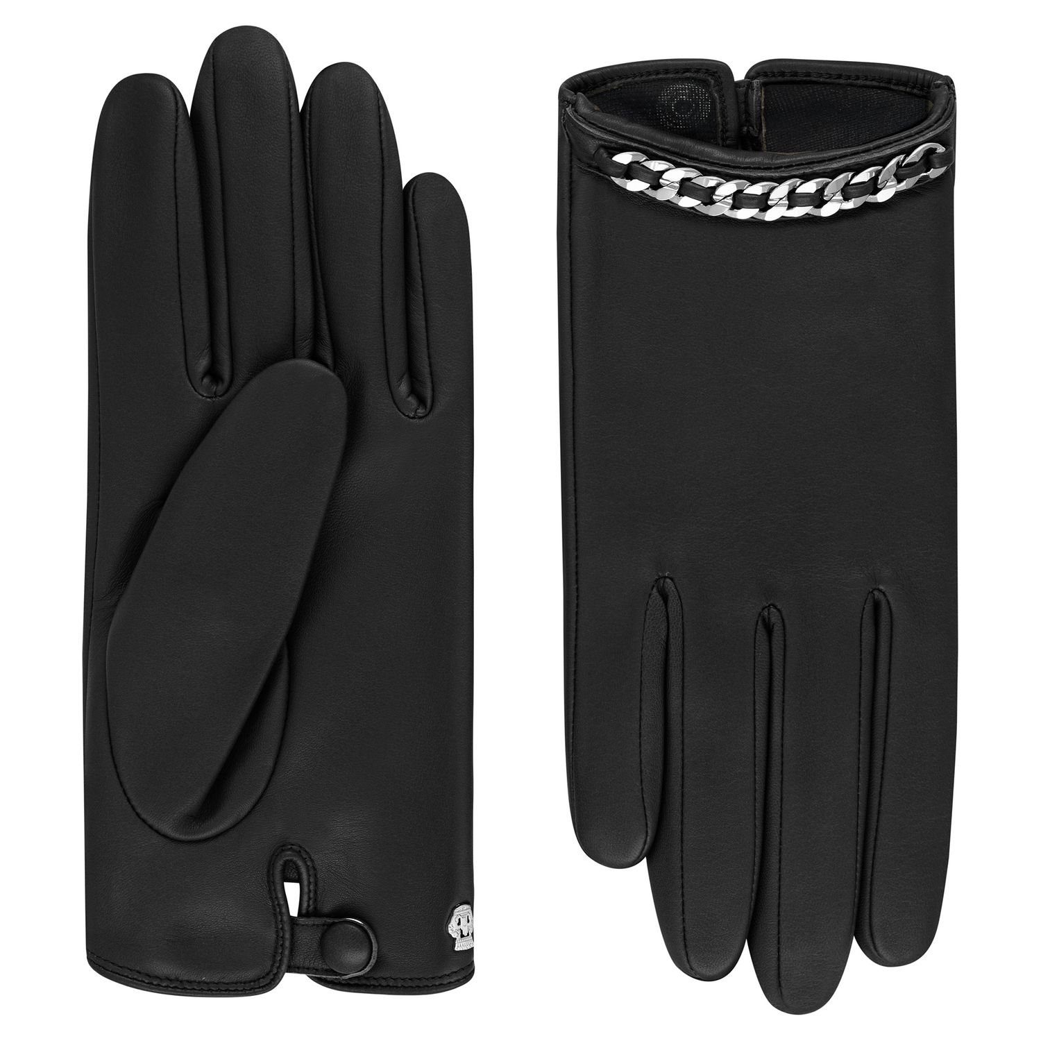 Roeckl Lederhandschuhe Elegante Leder Handschuhe mit Seiden Innenfutter