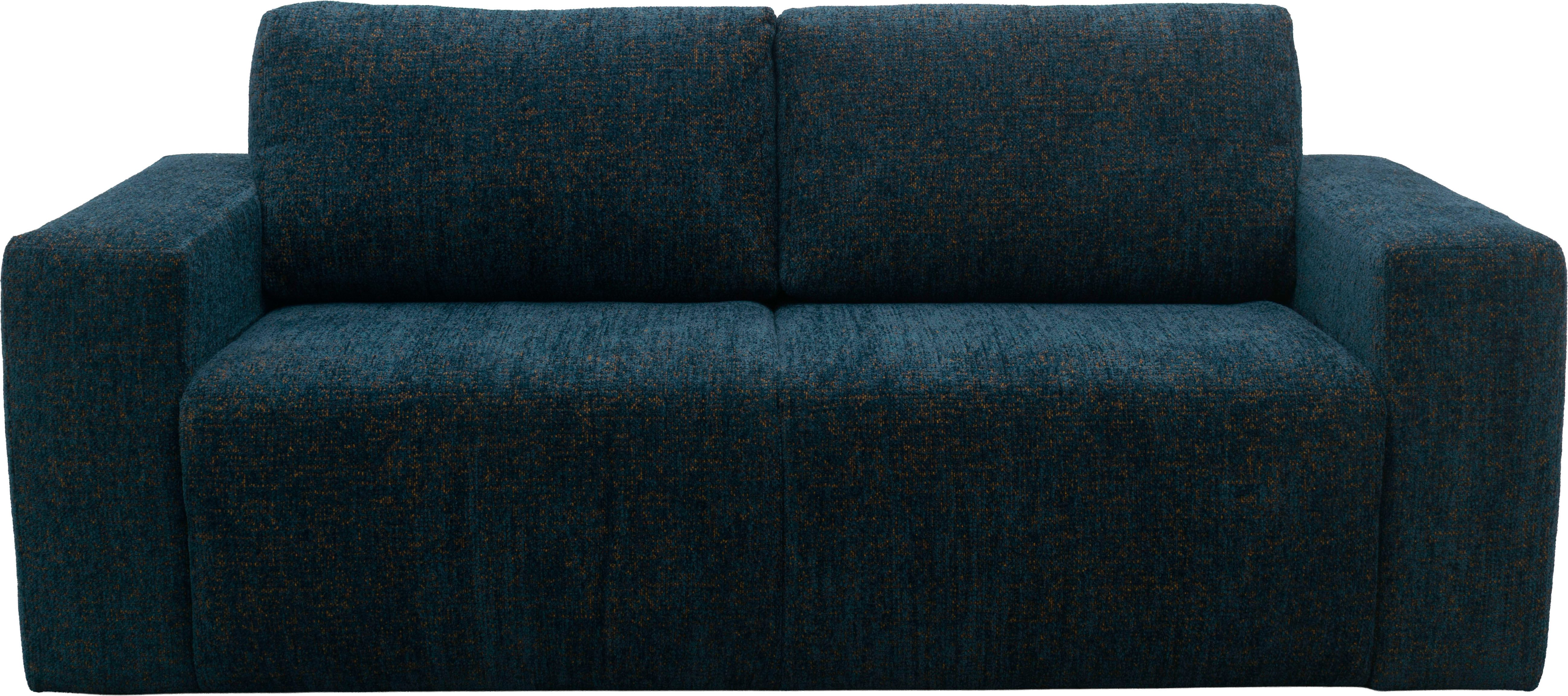 DOMO collection 2-Sitzer Nerio, 207 cm breit, minimalistisch, modern, formatabile Polsterung, Ausziehbar, Schlaffunktion