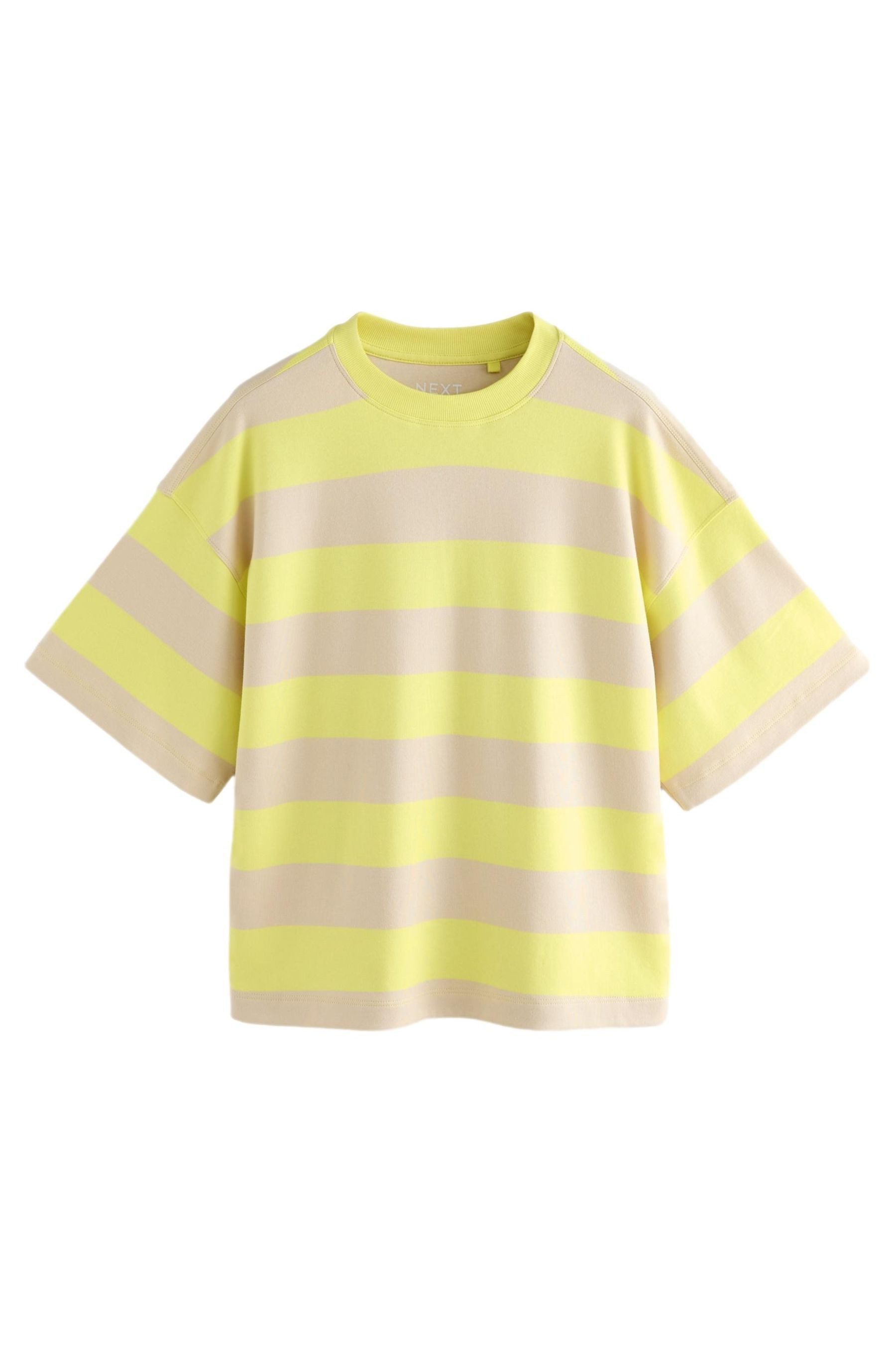Next T-Shirt Kastiges Relaxed Fit Oversized-T-Shirt, günstig online kaufen