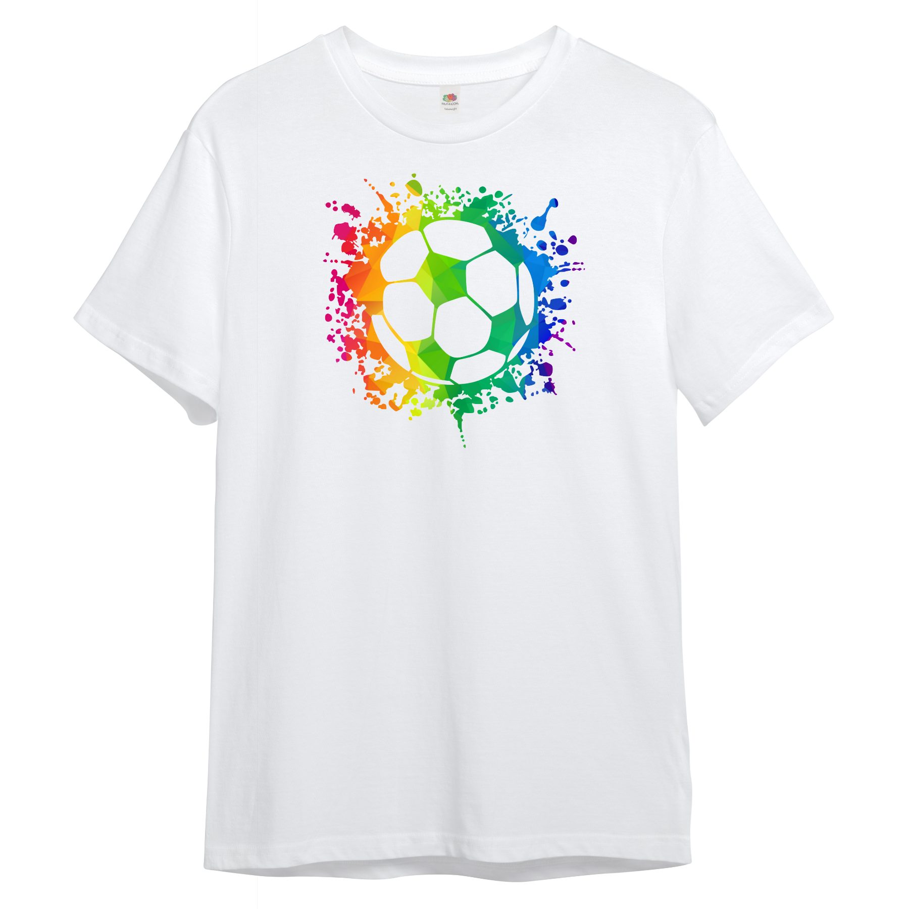 T-Shirt Kinder T-Shirt, Bunter Fußball