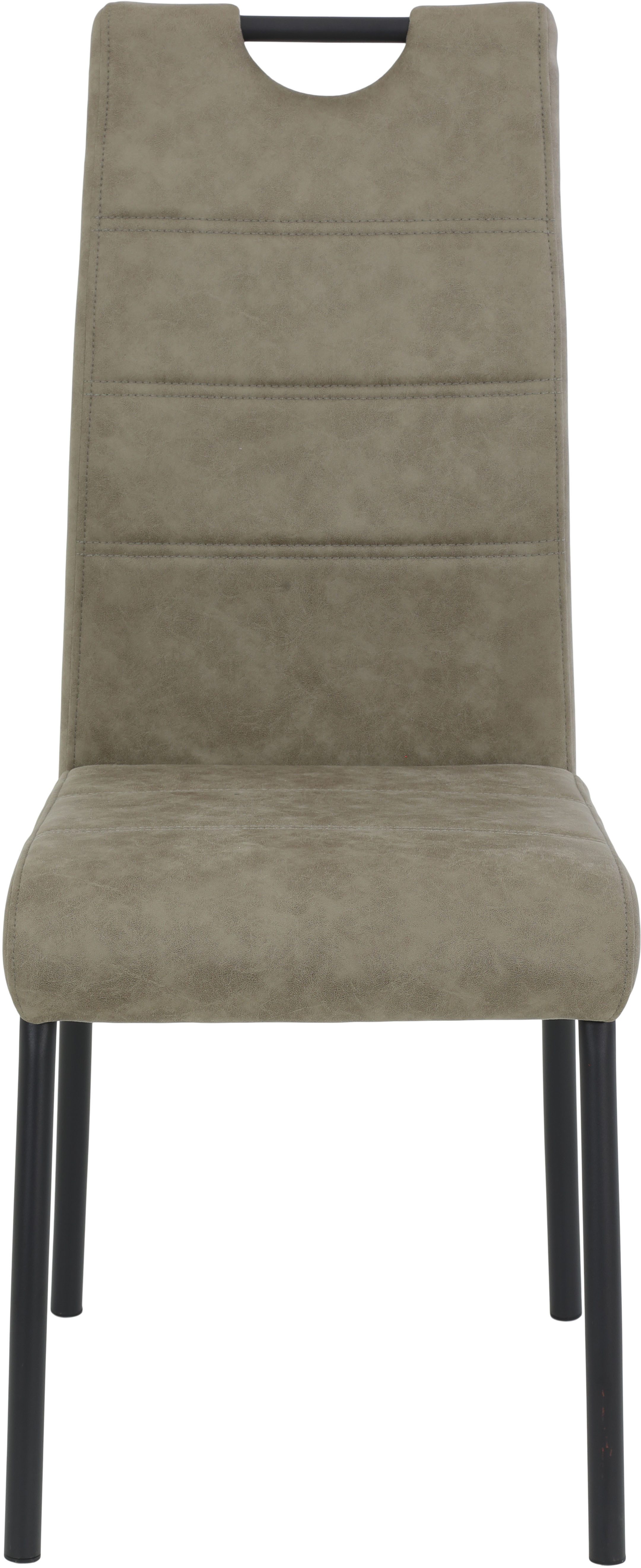 HELA 4-Fußstuhl PETRA (Set, 4 St), Vierfußstuhl, Vintage Optik, mit Griff, günstig online kaufen