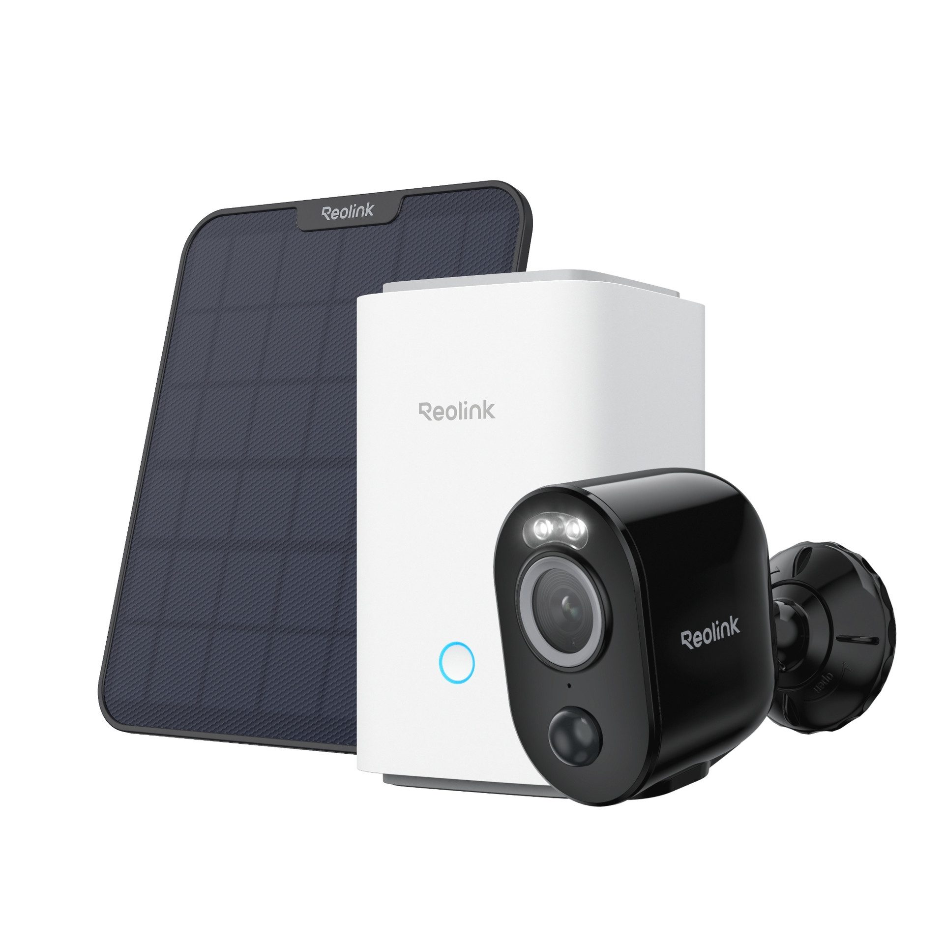 Reolink Überwachungskamera Hub 1 + Argus Series B330-B + Solarpanel (Außenbereich)