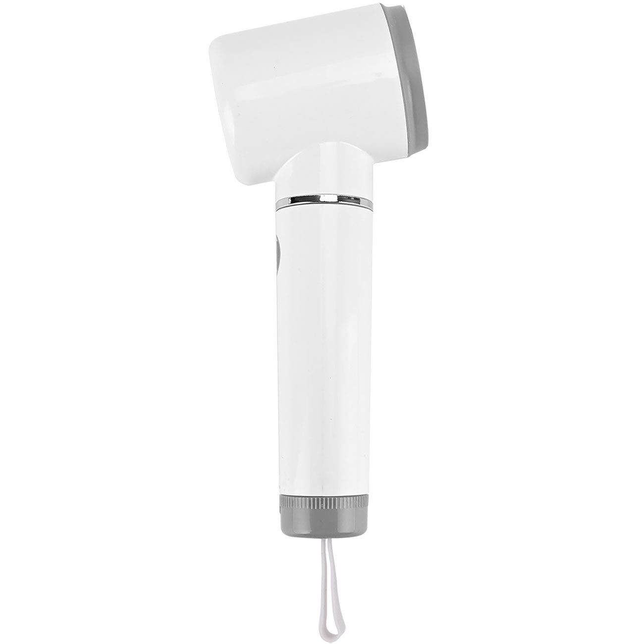 shop'n smile ideoon Akku-Oberflächenbürste Akku Reinigungsbürste 5W mit 6 Aufsätzen 2 Stufen IPX6, Akku-Gerät 5W, 1500mAh Li-Ion kabellos, 3,8 x 26 x 3,1 cm