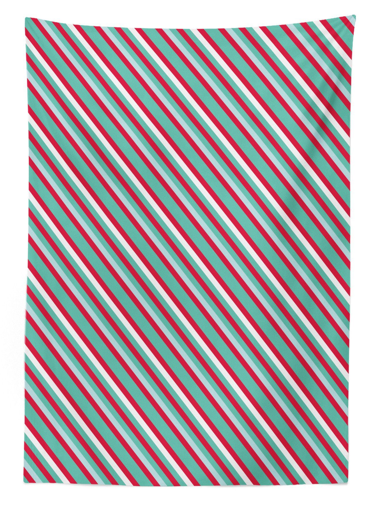 geeignet einfache Außen Streifen Linien Bereich Vibe Farbfest Klare den Für Tischdecke Farben, Weihnachten Waschbar Abakuhaus