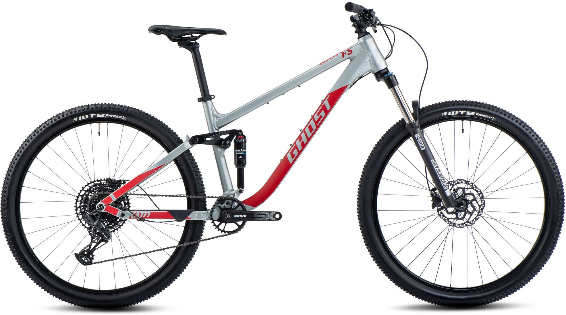 Ghost Mountainbike Kato FS Base AL, 12 Gang SRAM SX Eagle Schaltwerk, Kettenschaltung, für Damen und Herren, Kettenschaltung