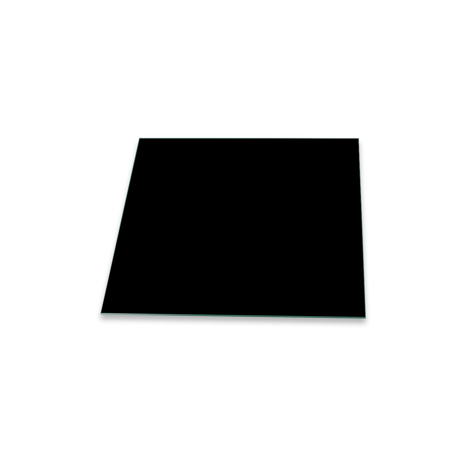 Decorwelt Bodenschutzplatte Funkenschutzplatte Glas Kaminofen Schwarz günstig online kaufen