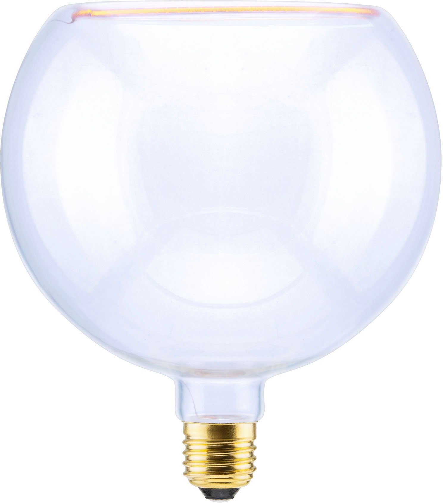 SEGULA LED-Leuchtmittel LED Floating Billard 200, E27, 1 St., Extra-Warmweiß, LED Floating Globe 200 gold, E27, CRI 90, dimmbar