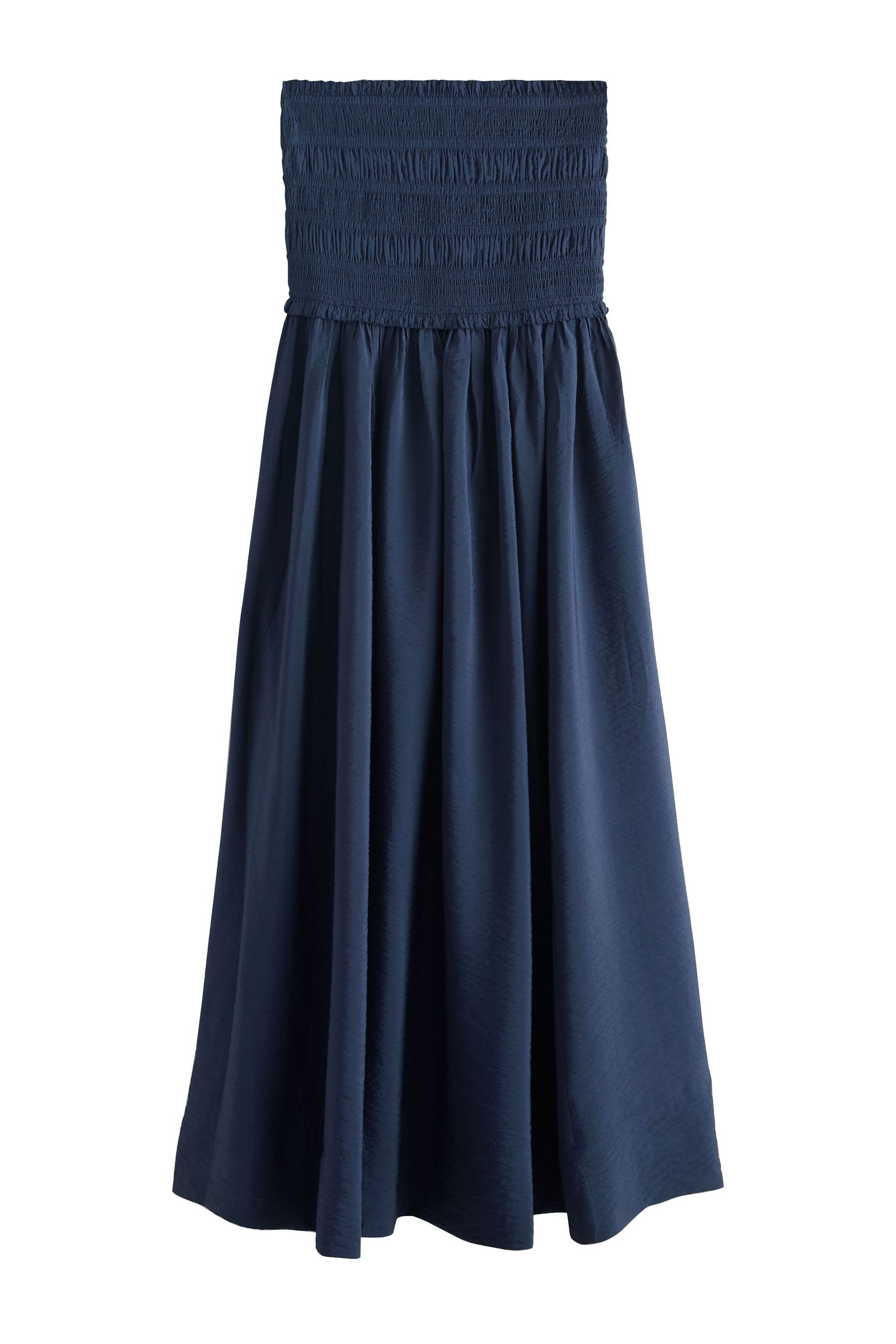 Next Midikleid Bandeau-Midikleid mit gerafftem Körper (1-tlg)